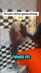 The ACRYLIC Mirror FAIL Effect❗😂 #funny #lol #viralvideo