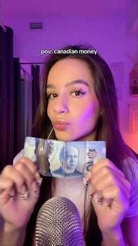 Pov Canadian money just the best #asmr #tingles #sleepsounds #asmrvideo #sleepy #relax