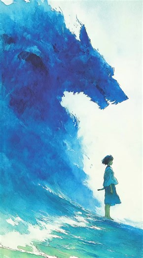 wolves of mibu #arttherapy #anime #watercolor | water color