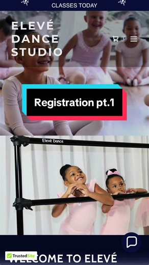 Part 1 of our registration series!💻✨ #dancestudiolife #studioowner #elevedancestudio