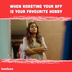 Always getting roasted or roasting your BFF? Then you’re totally like Tums and Cuddles! 👯‍♀ #TheTrip2 airs every Friday, at 7 PM. 🐚👙✨ | Bindass