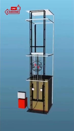 🎬 3D Animation: How Does a Lift (Elevator) Work?