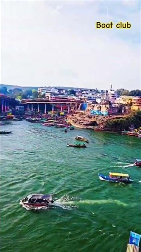 Omkareshwar Narmada nadi boat club#viralvideo #viralsong #kanpur # Omkareshwar