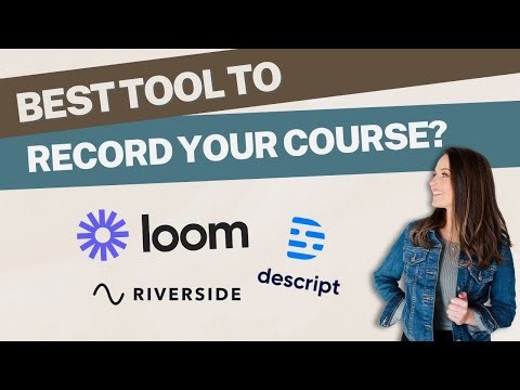 Loom vs Descript vs Riverside: Best Tool to Record Your Online Course (Beginner Friendly)
