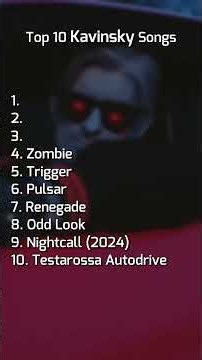 (R.I.P) - TOP10 Kavinsky Songs