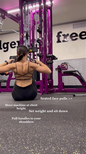 Seated Face Pulls for a Stronger Back | Beginner Gym Workout