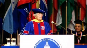 Astronomer Vera Rubin tells 2011 graduates her predictions about the year 3000