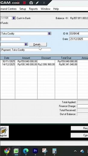 The Correct Way to Input Transaction Document 17 for Accounts Receivable Settlement in MYOB | UKK...