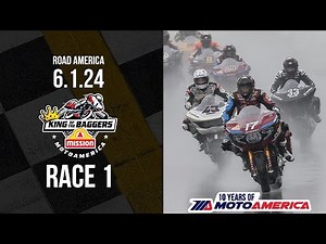 Mission King of the Baggers Race 1 at Road America - FULL RACE | MotoAmerica