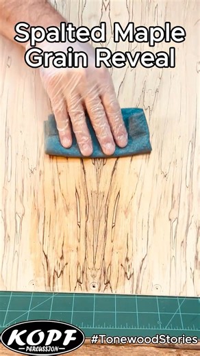 Spalted Maple Grain Reveal with Walnut and Purpleheart