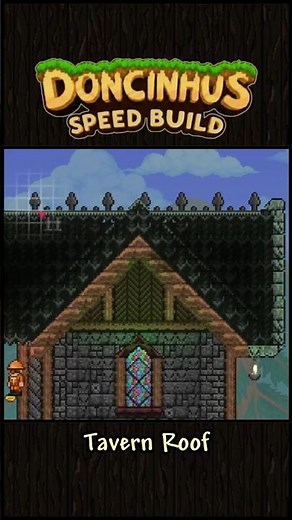 Tavern Roof 🛖 | Terraria Speed Build