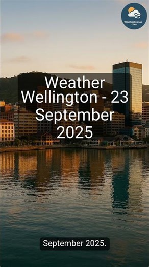 Wellington: Today’s highlights → Sunny, 14°C, wind 30 km/h