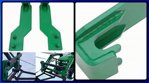 Amazon.com: Spirrelab Tractor Loader Quick Tach Weld On Mounting Brackets Fit for John Deere Front Tractor Loaders : Patio, Lawn & Garden