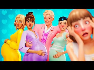 SIMS 4 😱👶 Husband Made The Whole Town Pregnant