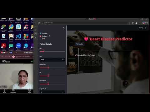 ❤️Heart Disease Prediction System using ML & Streamlit + real time use