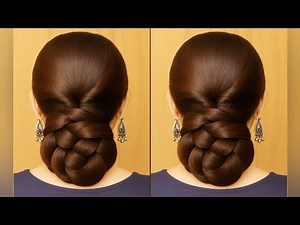 2-Minute Smooth Hair Bun ✨ Classy & Easy Hairstyle Tutorial