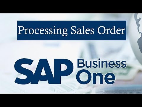 SAP Business One | Processing Sales Order | Billing | Invoice | Shipping Details