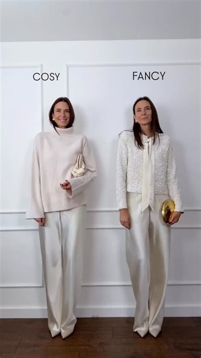 Golden Ladies Style ⚜️ on Instagram: "Cosy or fancy? 🤎 @belle.so.chic ✨"