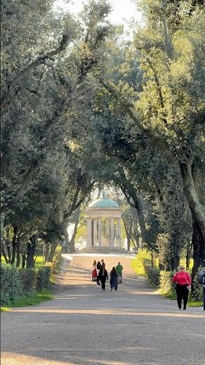 🌱 Villa Borghese Gardens in Rome, Italy
