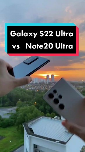 Galaxy S22 Ultra vs Galaxy Note20 Ultra🤳 #tiktokguru #photography #jombelajar #learnontiktok #photographyguru