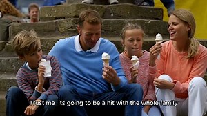 Strawberry jam ripple ice cream Recipe