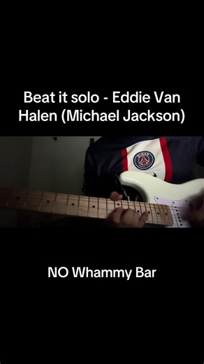 Beat it solo, took a few days to finalise this one but this is as best I can get for now, enjoy 🎸🎸 #fyp #viral #guitar #michaeljackson #vanhalen