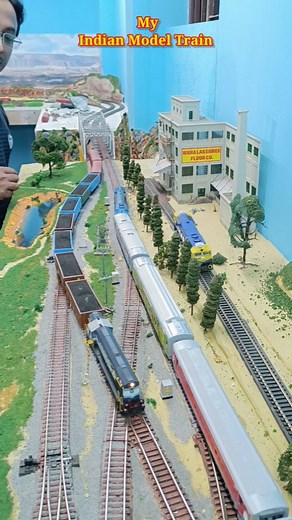 11M views · 6K reactions | HO Scale Indian Railways Model Train  #reelitfeelit #indianrailways #modeltrains #hoscale #miniatureart #trainstagram | Ashim Kumar Sutar | Facebook