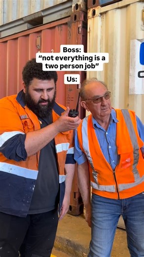 At SCF, if it can be a two person job, these two will make it one! 🤝 | SCF Containers NZ