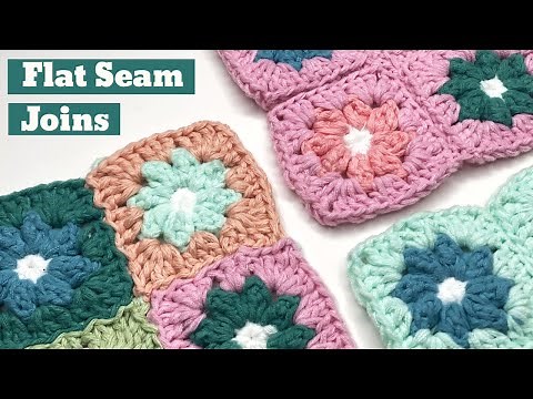 Flat Seam Joins in Crochet