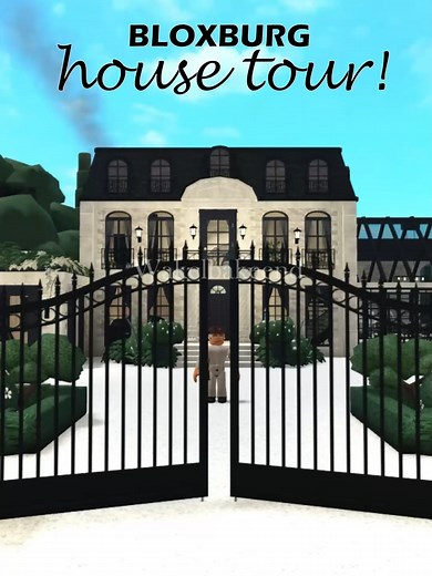 Bloxburg House Tour | Modern & Minimalistic Mansion