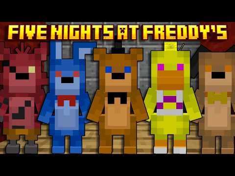 THIS MINECRAFT FNAF WORLD MOD IS ADORABLE! (Freddy and Friends Mod Showcase)