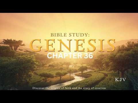GENESIS CHAPTER 36: GENERATIONS OF ESAU📖✨BIBLE COMMENTARY