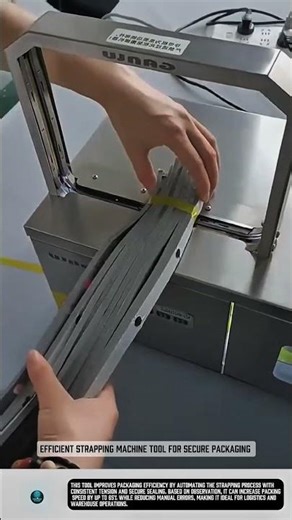 Efficient Strapping Machine Tool for Secure Packaging #tools