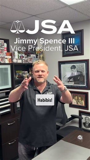 James Spence Authentication (JSA) on Instagram: "#JSA is back at @mefcc BOOTH W27 authenticating any item signed on-site or submit previously signed items brought from home. See you this weekend in #AbuDhabi 🇦🇪 #jsaauthenticated #cgcxjsa #mefcc #jsawitness"