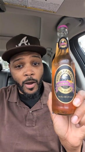 Flying Cauldron butterscotch beer review! #fypviral #potterhead #butterscotch #harrypotter