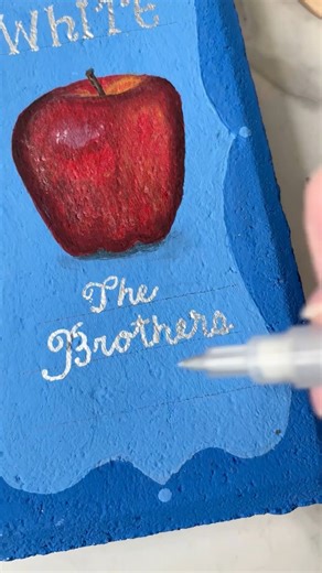 Adding Snow White to my brick paver book library. What fairytale should I do next?? #bricktok #brickbooks #brickpaverbook #booktok | Melani Michelle Art