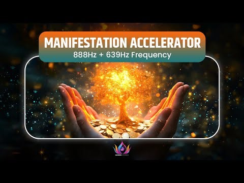 BECOME MAGNETIC FAST | 888Hz + 639Hz Manifestation & Attraction Frequency