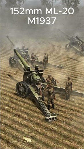 Soviet WW2 Artillery #ww2 #tank #weapons