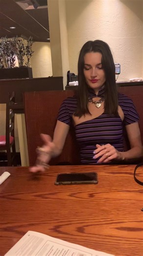 Fingerboarding on First Date at Olive Garden