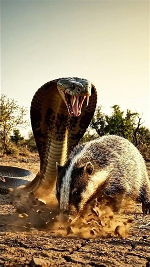 Honey Badger vs King Cobra