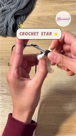 ⭐🧶 Crochet Star Plush — Cute Puffy Ornament Tutorial ✨