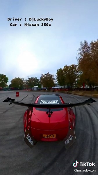 Drifting in AutoSalón Nitra with 360 Camera | Nissan 350z