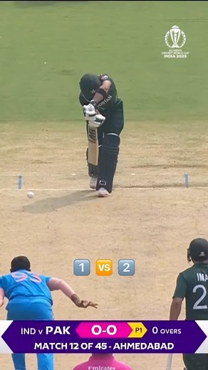 2.4M views · 10K reactions | The clash of the two top ranked teams is underway! 卵亂 #Cricket #CricketReels #CWC23 #INDvPAK | ICC - International Cricket Council | Facebook