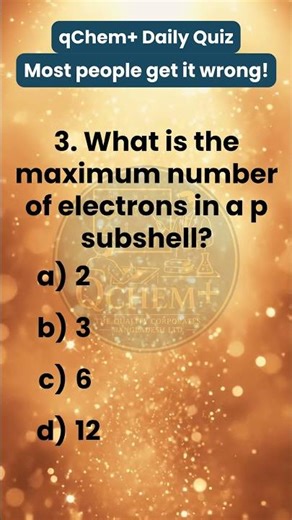 p Orbital Can Hold HOW Many Electrons?! 🤯 (Easy Trick!) #chemistryshorts #viralshorts #shorts