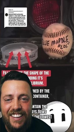 how does the water stay on a ball?!
