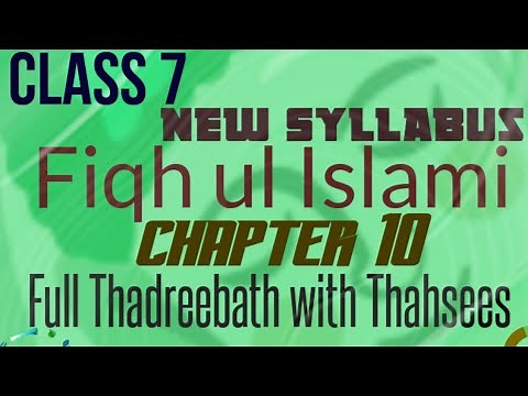Class 7 Fiqh ul Islami chapter 10 question answers