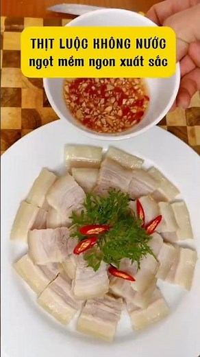 Cách luộc thịt không cần nước ngon, mềm rất dễ ăn. #luocthit #thitbachi #thitheo #monngon