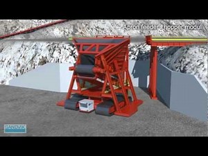 Semi-mobile IPCC concept from Sandvik Mining Systems