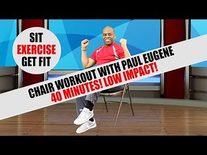 Chair Fitness Workout for Everyone | Seated Aerobics Fitness | 40 Minutes | Sit Exercise Get Fit!