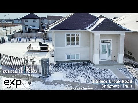 Gorgeous House For Sale at 3 Silver Creek Road in Bridgwater Trails Winnipeg